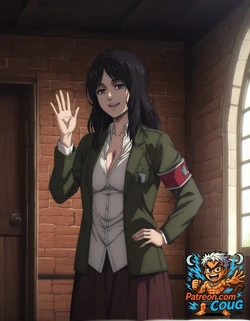 Pieck Finger hentai | Attack on Titan NSFW parody [AI Generated] 作品封面