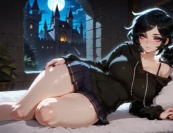 Kaistar Ashley Graves Tier 2 (request) 🖤🩷 [AI Generated] 作品封面