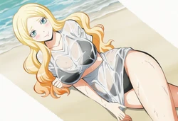 [sticky] Irina Jelavic Beach BBC [ai generated] 作品封面