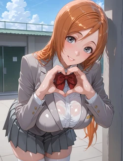 (Oki Senpai) 🍈🍈井上织姬 Inoue Orihime(Patreon) (AI Generated) 作品封面