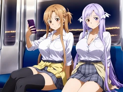 [Rossweisse/Rossweisse155] Asuna (SAO) & Administrator P190+ [AI Generated] 作品封面