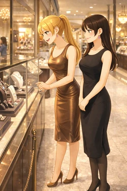 Bella and Emma Shopping for Diamonds 作品封面
