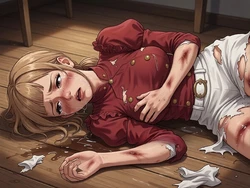 one piece cosette beaten and nude [AI Generated] 作品封面