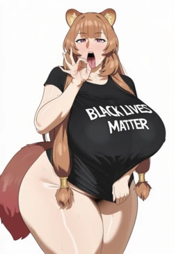 BLM Shirt mixed waifu [AI Generated - QOSKindred] 作品封面