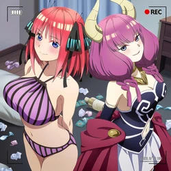 [ensky/sakkii] anime_multiple characters_aura and nakano nino(59pic) [AI Generated]