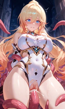 [gragas743] 幽蘭黛爾(Durandal)-bikini+tentacle [AI Generated] 作品封面