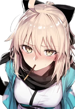 [qr] Okita Souji [AI Generated]