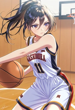 [Teacher] Basket on point [AI Generated] 作品封面