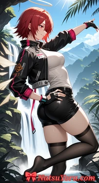[NatsuYoru] Exusiai (Arknights) [AI Generated] 作品封面