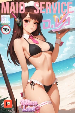 [MiauLust] D.va in Maid Service (OVERWATCH) [SPANISH] [AI Generated]