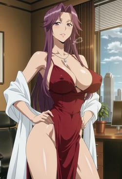 Meowu laha 💘 - Yuriko Takagi | Office 🗃️💟 [AI Generated] 作品封面