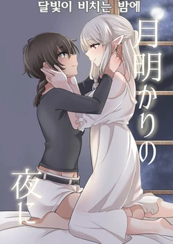 [Burakuradou (Takeshisu)] Tsuki Akari no Yoru ni | 달빛이 비치는 밤에 [Korean] 作品封面