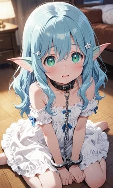 おじさん達に捕まったミュウちゃん [ai generated]