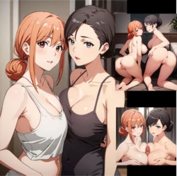 tachibana ai - [Oregairu] Gahamama and Ms. Yukinoshita in Yoga wear 41 illustrations | [俺ガイル] ヨガウェアのガハママと雪ノ下母 41枚 [AI Generated] 作品封面