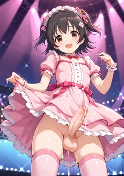 [AgrenSoufer] Futanari Akagi (Idol Master) (Patreon) [AI Generated] 作品封面