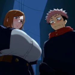 [Bopi] Kugisaki Nobara ＆ Yuuji Itadori【AI Generated】 作品封面