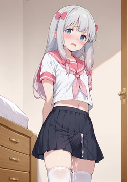 [AgrenSoufer] Futanari Sagiri (Eromanga Sensei) (Patreon) [AI Generated] 作品封面