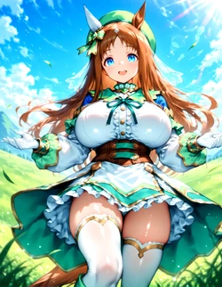 umalewd - Grass Wonder (Saintly Jade Cleric) [AI Generated] 作品封面