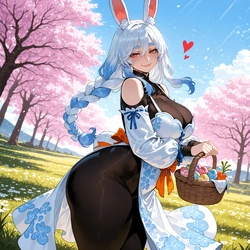 [Miyu] Pekomama: Happy Easter! [AI Generated] 作品封面
