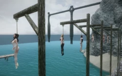 焚天刀 pixiv skyrim bondage hanging part 1 作品封面