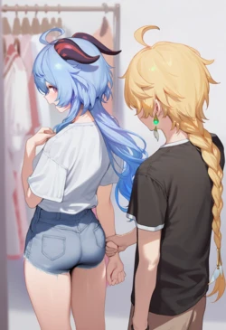 [Rin_String] Ganyu (fullsets) [AI Generated] 作品封面