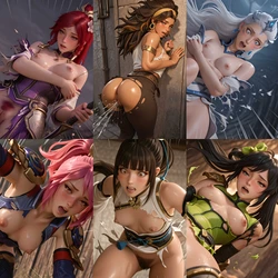 【可以色色18+】王者荣耀 爆衣秀 Part 2  [AI Generated] 作品封面