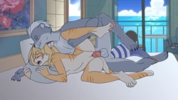 [Risu_koidz] Roy Otter and Nami Leg-Up Spooning Animation Videoframes 作品封面