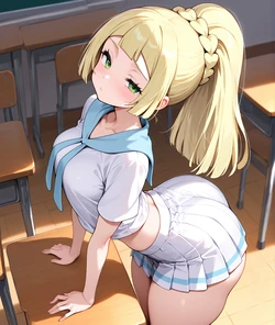 Akuma AI [Request] Lillie (Pokemon) [AI Generated] 作品封面