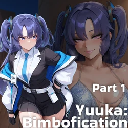 [AN-Crea] Yuuka: Bimbofication - Part 1 [English/Japanese] (AI Generated)