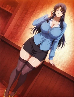 [嘎裡豬排]月島 響子 98p 巨乳人妻女教師催眠 (Patreon) [AI Generated] 作品封面