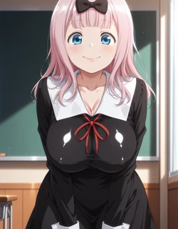 Iku_1919 - Kaguya-sama Love is War, Fujiwara Chika 藤原千花 [AI Generated] 作品封面