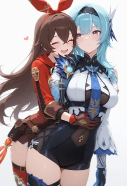[NP1Ai] Amber x Eula [AI Generated] 作品封面