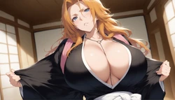 (Clothes AI) Matsumoto Rangiku 松本乱菊 (bleach) [AI Generated] 作品封面