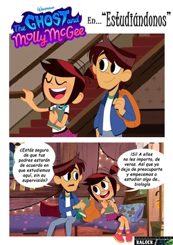 [Lester] Molly & Ollie en "Estudiándonos" (The Ghost and Molly McGee) (En Progreso) (Spanish) [kalock] 作品封面