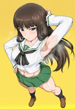 [SeimAI] Shiho Nishizumi (Girls und Panzer) [AI Generated] 作品封面