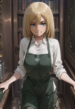 [マイネームルナ] Pregnant Belly Voyeur Series Historia Reiss [Sample] [AI Generated] 作品封面