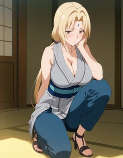 Purpleh31 - Tsunade Senju default outfit 242p (Patreon) (AI Generated)