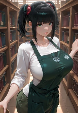[マイネームルナ] Pregnant Belly Library Series Yukarisu [Sample] [AI Generated] 作品封面