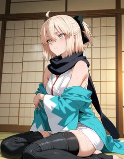 Purpleh31 - Okita Souji default outfit 251p (Patreon) (AI Generated) 作品封面