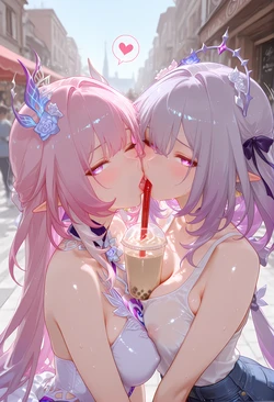[chefcookwaifu] Castorice x Cyrene (R18) [AI Generated] 作品封面