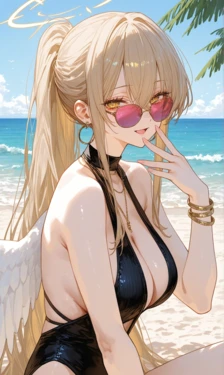 [Reiji] Nagisa (Blue Archive) – Swimsuit [AI Generated] 作品封面