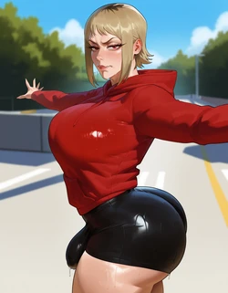 [mnemosynekoto] Akane Sawatari futa [AI Generated]