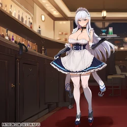 [Patreon] (BestWaifus) Belfast [AI Generated] 作品封面