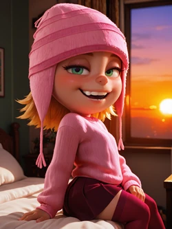Edith Gru before being adopted [AI Generated]