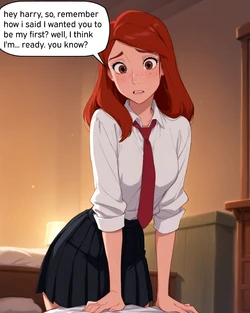 Harry Potter - Ginny wants Harry to be her first [AI Generated] 作品封面