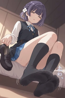 [Ocha no ko] Misuzu Hataya legs [AI Generated] 作品封面
