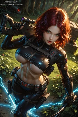 [Patreon] [AiASAG] [4K] 🕷️ Black Widow💋 - Preview [AI Generated] 作品封面