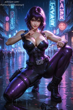 [Patreon] [AiASAG] [4K] 🤖Motoko Kusanagi🌐 - Preview [AI Generated] 作品封面