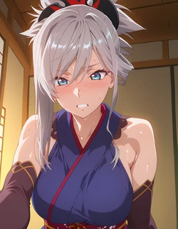 Purpleh31 - Miyamoto Musashi default outfit 250p (Patreon) (AI Generated) 作品封面