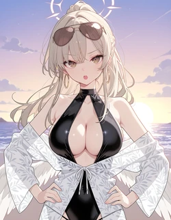 PureTone - 桐藤ナギサ / Nagisa (Patreon) [AI Generated] 作品封面